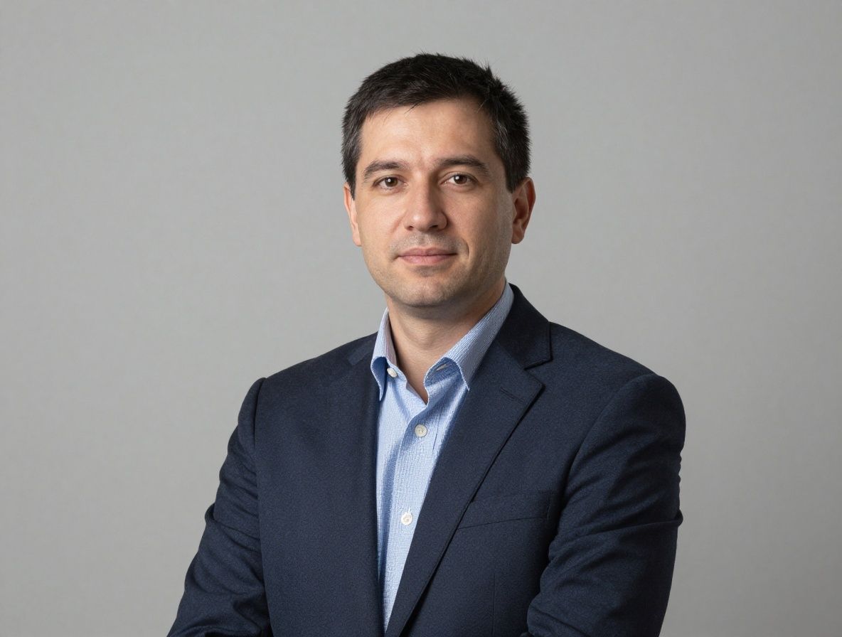 Алина Джаксыбекова — инженер по базам данных и надёжности, профессиональное портрето, светлый фон